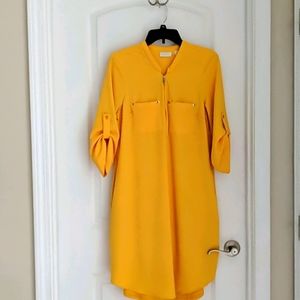 Yellow Stretch Dress